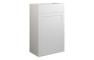 Abbi 500mm Standard WC Unit - Matt White (Grey Cab)