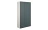 Abbi 600mm Slim 2 Door Storage Unit - Matt Green Camo (Grey Cab)