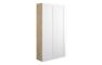 Abbi 600mm Slim 2 Door Storage Unit - Matt White (Oak Cab)