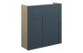 Abbi 600mm Slim Basin Unit - Matt Arley Blue (Oak Cab)