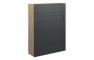 Abbi 600mm Slim WC Unit - Matt Graphite Grey (Oak Cab)