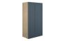 Abbi 600mm Standard 2 Door Storage Unit - Matt Arley Blue (Oak Cab)
