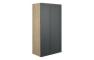 Abbi 600mm Standard 2 Door Storage Unit - Matt Graphite Grey (Oak Cab)