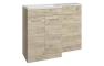 Benito 1000mm F/S L-Shape Pack & Basin (LH) - Oak