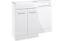 Benito 1000mm F/S L-Shape Pack & Basin (RH) - White Gloss