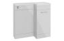 Benito 900mm F/S L-Shape Pack & Basin (RH) - Grey Gloss