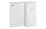 Benito 900mm F/S L-Shape Pack & Basin (RH) - White Gloss