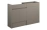 Clarence 1236mm Standard Basin & WC Unit Pack - Matt Stone (Oak Cab)