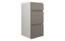 Clarence 300mm Standard 3 Drawer Unit - Matt Stone (Grey Cab)