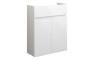 Clarence 500mm Slim Basin Unit - White Gloss (Grey Cab)