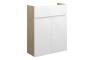 Clarence 500mm Slim Basin Unit - White Gloss (Oak Cab)