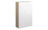 Clarence 500mm Slim WC Unit - White Gloss (Oak Cab)