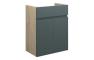 Clarence 500mm Standard Basin Unit - Matt Green Camo (Oak Cab)