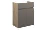 Clarence 500mm Standard Basin Unit - Matt Stone (Oak Cab)
