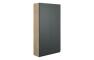 Clarence 600mm Slim 2 Door Storage Unit - Matt Graphite Grey (Oak Cab)