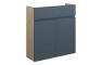 Clarence 600mm Slim Basin Unit - Matt Arley Blue (Oak Cab)