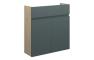Clarence 600mm Slim Basin Unit - Matt Green Camo (Oak Cab)
