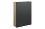 Clarence 600mm Slim WC Unit - Matt Graphite Grey (Oak Cab)