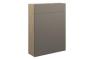 Clarence 600mm Slim WC Unit - Matt Stone (Oak Cab)
