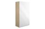 Clarence 600mm Standard 2 Door Storage Unit - White Gloss (Oak Cab)