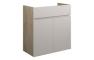 Clarence 600mm Standard Basin Unit - Matt Dove Grey (Oak Cab)