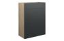 Clarence 600mm Standard WC Unit - Matt Graphite Grey (Oak Cab)