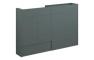 Eden 1236mm Slim Basin & WC Unit Pack - Matt Green (Oak Cab)