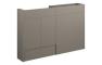 Eden 1236mm Slim Basin & WC Unit Pack - Matt Stone (Oak Cab)