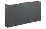 Eden 1536mm Slim Basin  WC & 1 Door Unit Pack - Matt Graphite Grey (Oak Cab)
