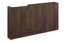 Eden 1536mm Slim Basin  WC & 1 Door Unit Pack - Warm Walnut (Oak Cab)