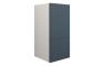 Eden 300mm Standard 3 Drawer Unit - Matt Arley Blue (Grey Cab)