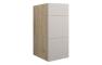 Eden 300mm Standard 3 Drawer Unit - Matt Dove Grey (Oak Cab)
