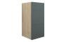 Eden 300mm Standard 3 Drawer Unit - Matt Green (Oak Cab)