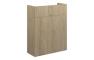 Eden 500mm Slim Basin Unit - Havana Oak (Oak Cab)