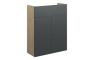 Eden 500mm Slim Basin Unit - Matt Graphite Grey (Oak Cab)