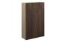 Eden 500mm Slim WC Unit - Warm Walnut (Oak Cab)