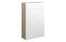 Eden 500mm Slim WC Unit - White Gloss (Oak Cab)