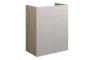 Eden 500mm Standard Basin Unit - Matt Dove Grey (Oak Cab)