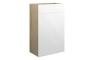 Eden 500mm Standard WC Unit - White Gloss (Oak Cab)