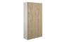 Eden 600mm Slim 2 Door Storage Unit - Havana Oak (Grey Cab)