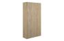 Eden 600mm Slim 2 Door Storage Unit - Havana Oak (Oak Cab)