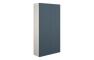 Eden 600mm Slim 2 Door Storage Unit - Matt Arley Blue (Grey Cab)