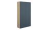 Eden 600mm Slim 2 Door Storage Unit - Matt Arley Blue (Oak Cab)