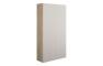 Eden 600mm Slim 2 Door Storage Unit - Matt Dove Grey (Oak Cab)