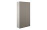Eden 600mm Slim 2 Door Storage Unit - Matt Stone (Grey Cab)