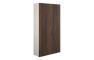 Eden 600mm Slim 2 Door Storage Unit - Warm Walnut (Grey Cab)