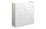 Eden 600mm Slim Basin Unit - White Gloss (Grey Cab)