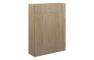Eden 600mm Slim WC Unit - Havana Oak (Oak Cab)