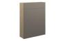 Eden 600mm Slim WC Unit - Matt Stone (Oak Cab)