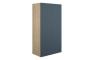 Eden 600mm Standard 2 Door Storage Unit - Matt Arley Blue (Oak Cab)